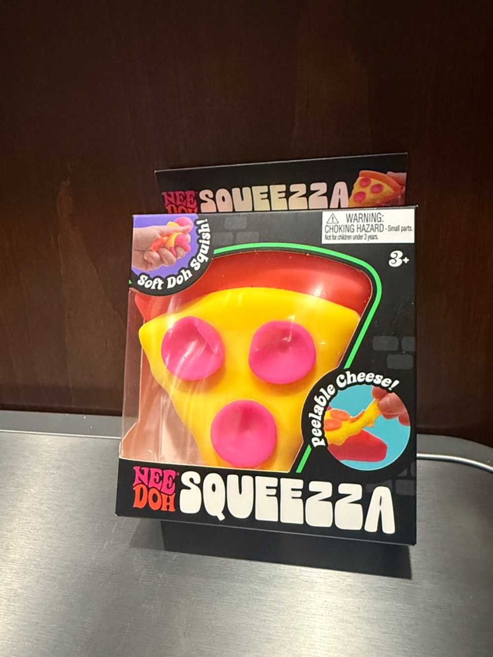 (NEW) NeeDoh Squeezza Pizza 🍕 Yellow Cheese Orange Crust